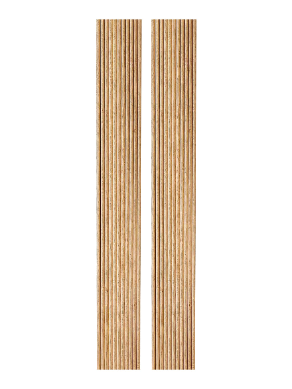 2-Pack Flexible Fluted Wall Panels – Natural