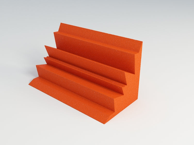 Acoustic Foam Corner Bass Traps, 12 x 12 x 24 Inch, NRC 1.20, 13 Colors
