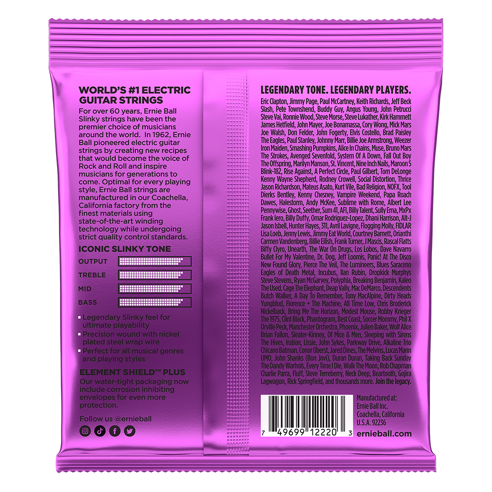 Ernie Ball Power Slinky 11-48 Nickel Wound Electric Guitar Strings – P02220