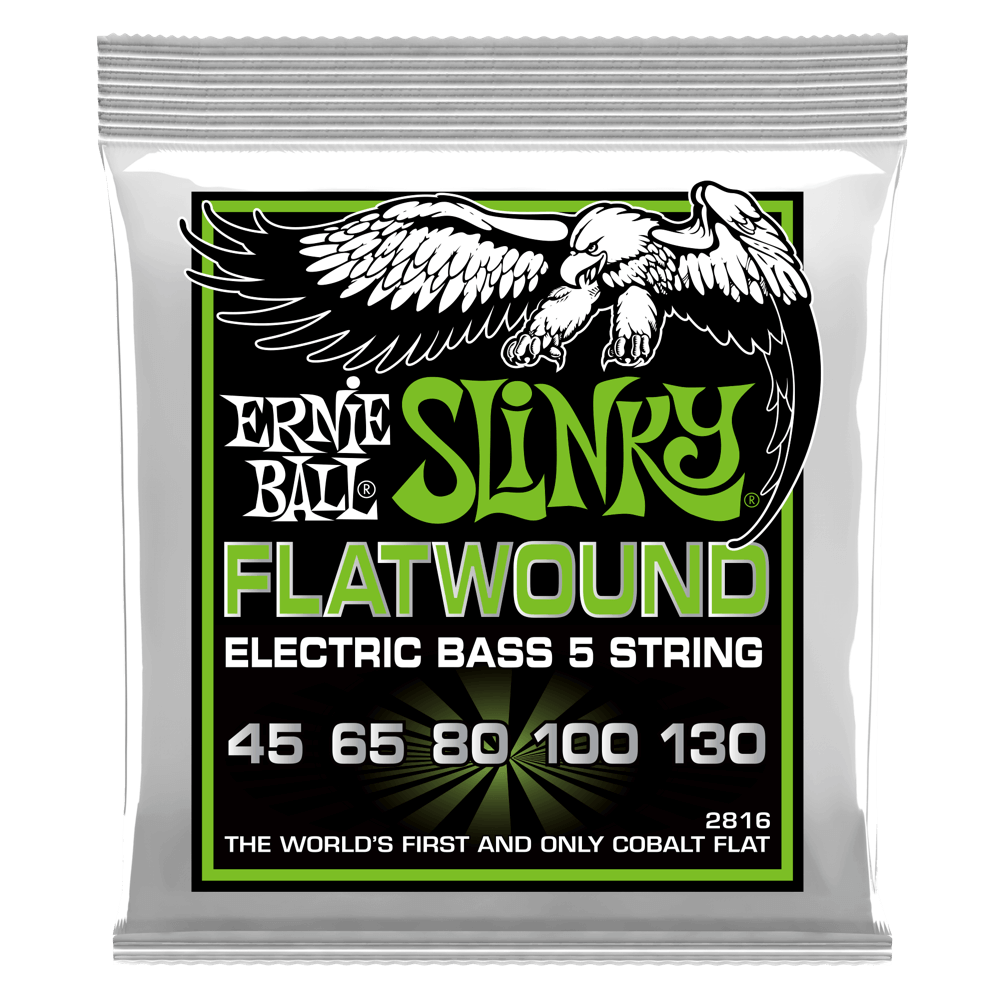 Ernie Ball P02816 Flatwound 45-130 Bass Strings