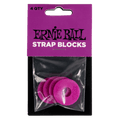 Ernie Ball Strap Blocks - Purple - 4 Pack