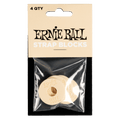 Ernie Ball Strap Blocks - Cream - 4 Pack