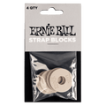 Ernie Ball Strap Blocks - Grey - 4 Pack
