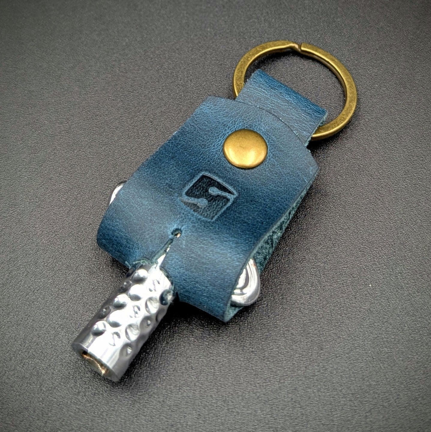 Drum Key Leather Case (Indigo)