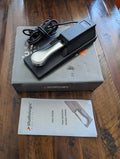 VFP1/10 Sustain Pedal from Studiologic - 2010s/2020s Musical Instruments, MIDI Controllers (Plastic, Metal Music Accessory, Not Applicable, Black, Chrome, Studiologic, VFP1, sustain pedal, keyboard, piano)