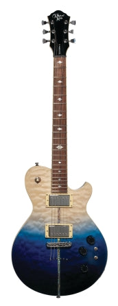 Patriot Instinct SB Mod Shop Duncan Blue Fade Michael Kelly Guitars Stringed Instruments