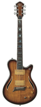 Hybrid Special Spalted Maple Burst Electric Guitar Michael Kelly Guitars Stringed Instruments