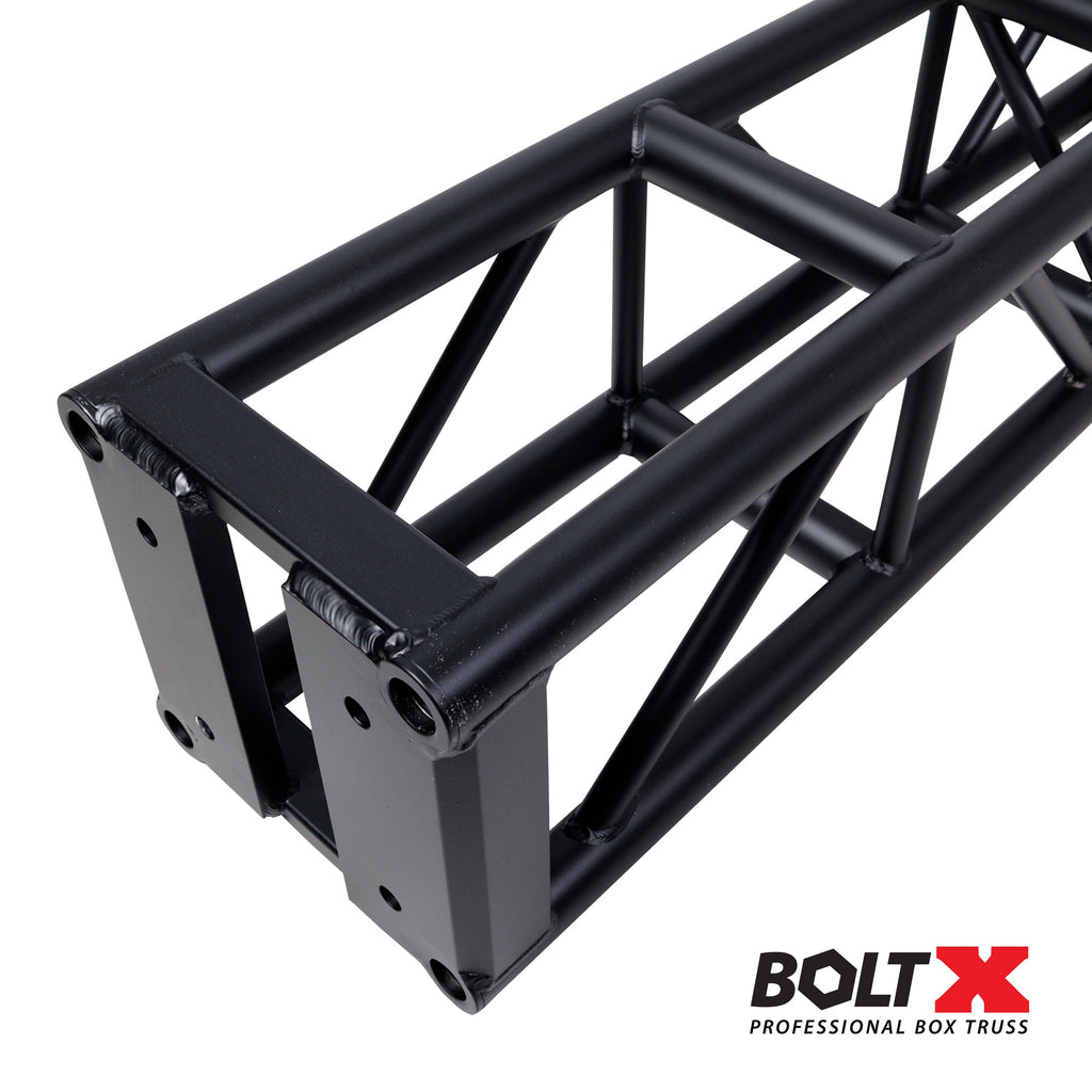 ProX 10 Ft. BoltX Black Bolted 12 Inch Professional Box Truss Segment | 3mm Wall – Black Finish
