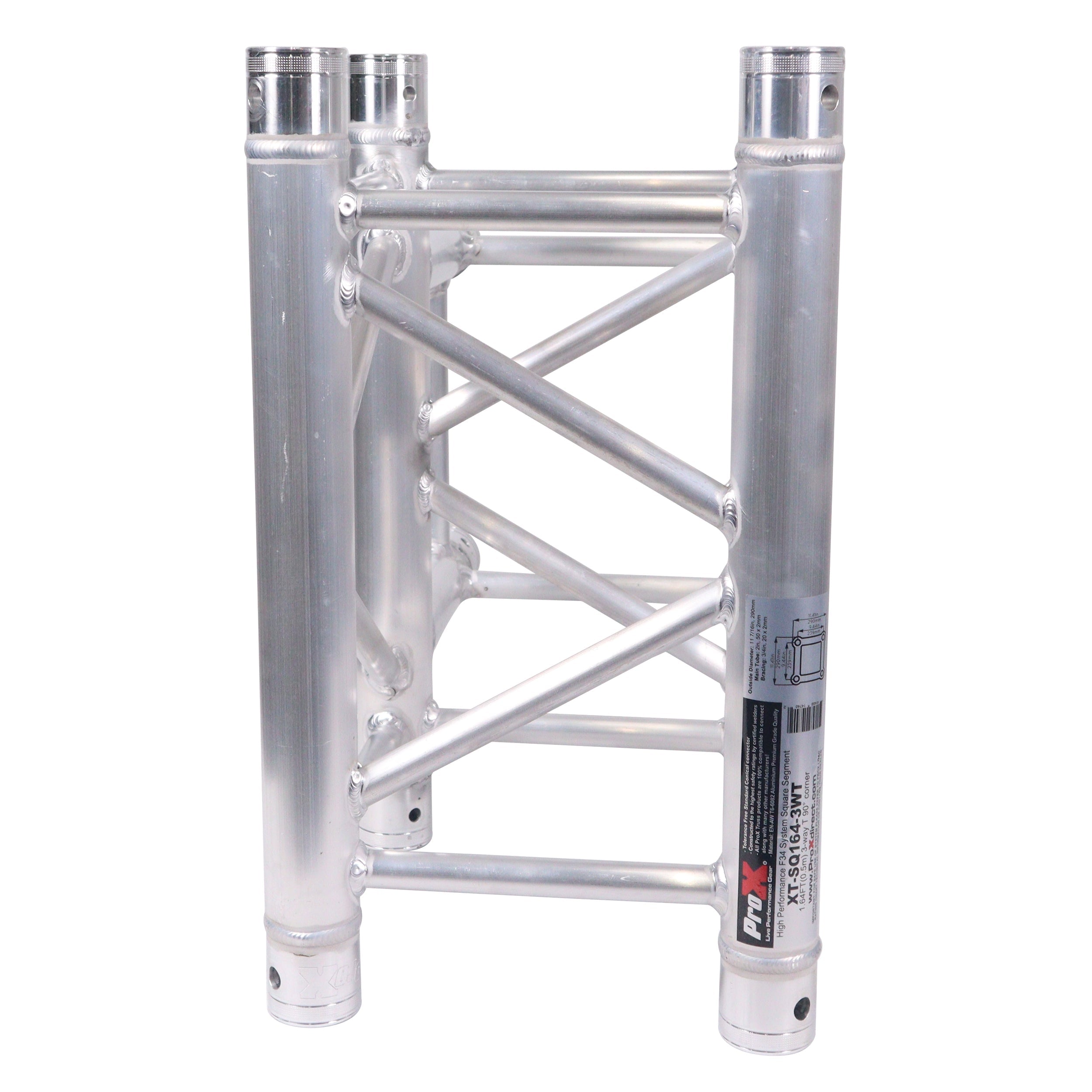 ProX 1.64 3-Way 90 Degree Corner Section T-Section for F34 Conical Truss Segments