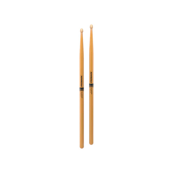 Promark Rebound 5B Drumsticks ActiveGrip Clear Hickory