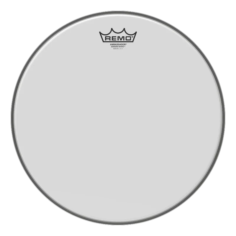 Remo Ambassador Smooth White Drumheads