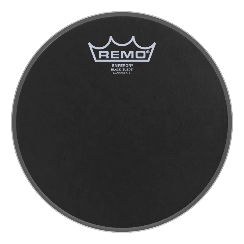 Remo Emperor Black Suede Drumheads