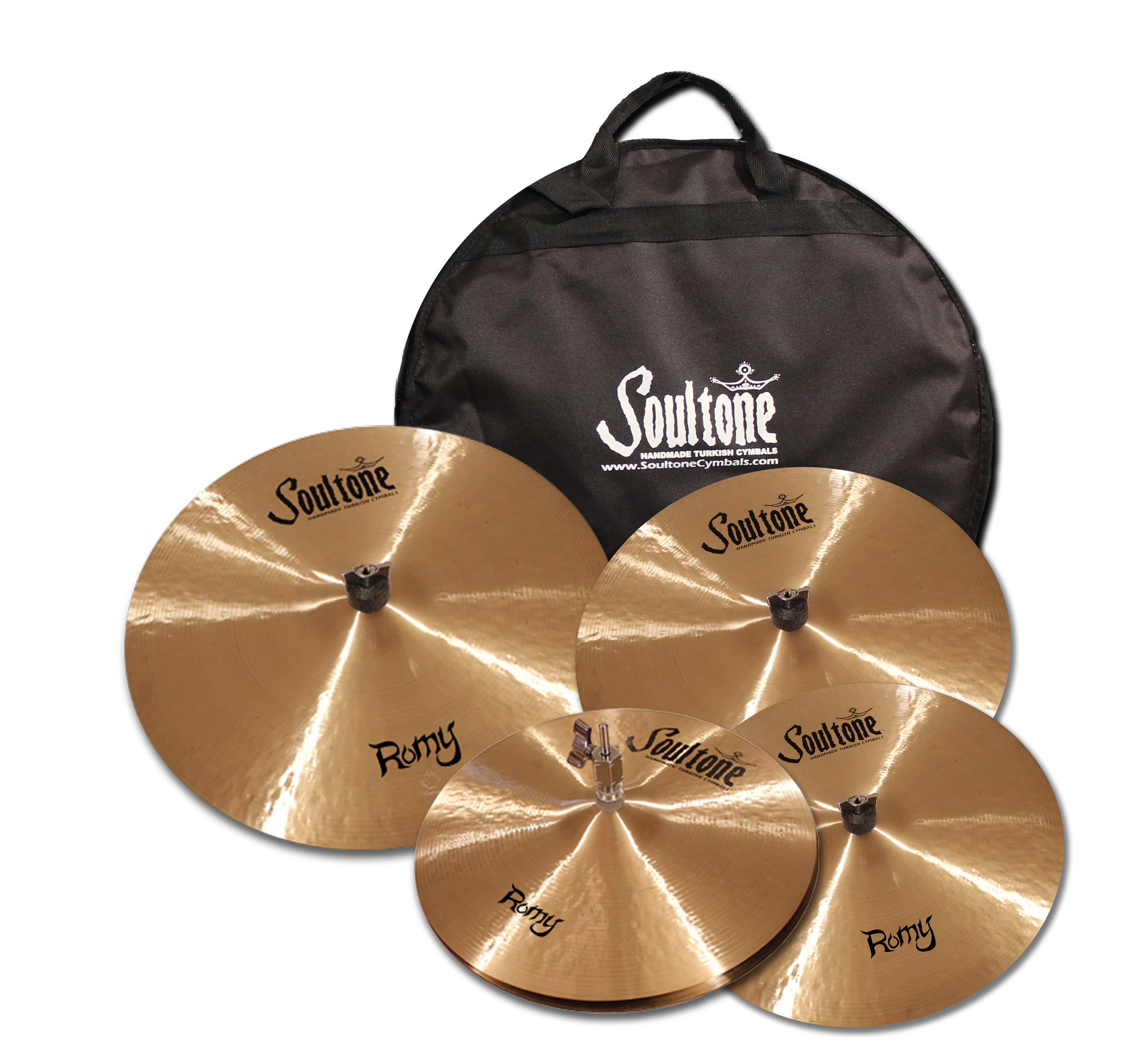 Soultone Cymbals Romy Cymbal Pack with a FREE Cymbal Bag