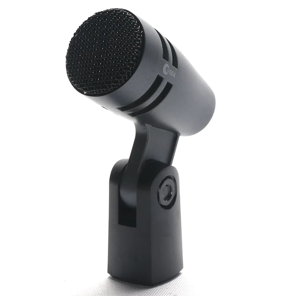 E604 Tom Snare Evolution Series Cardioid Instrument Wired Drum Microphone With Clip Arm Mount for Professional Recording