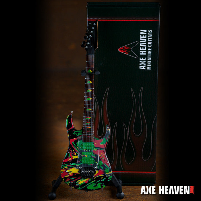 Steve Vai Signature Universe Swirl 7 String Miniature Guitar Replica Collectible