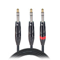 ProX 10 Ft. 1/4" TRS-M to Dual 1/4" TRS-M High Performance Audio Cable