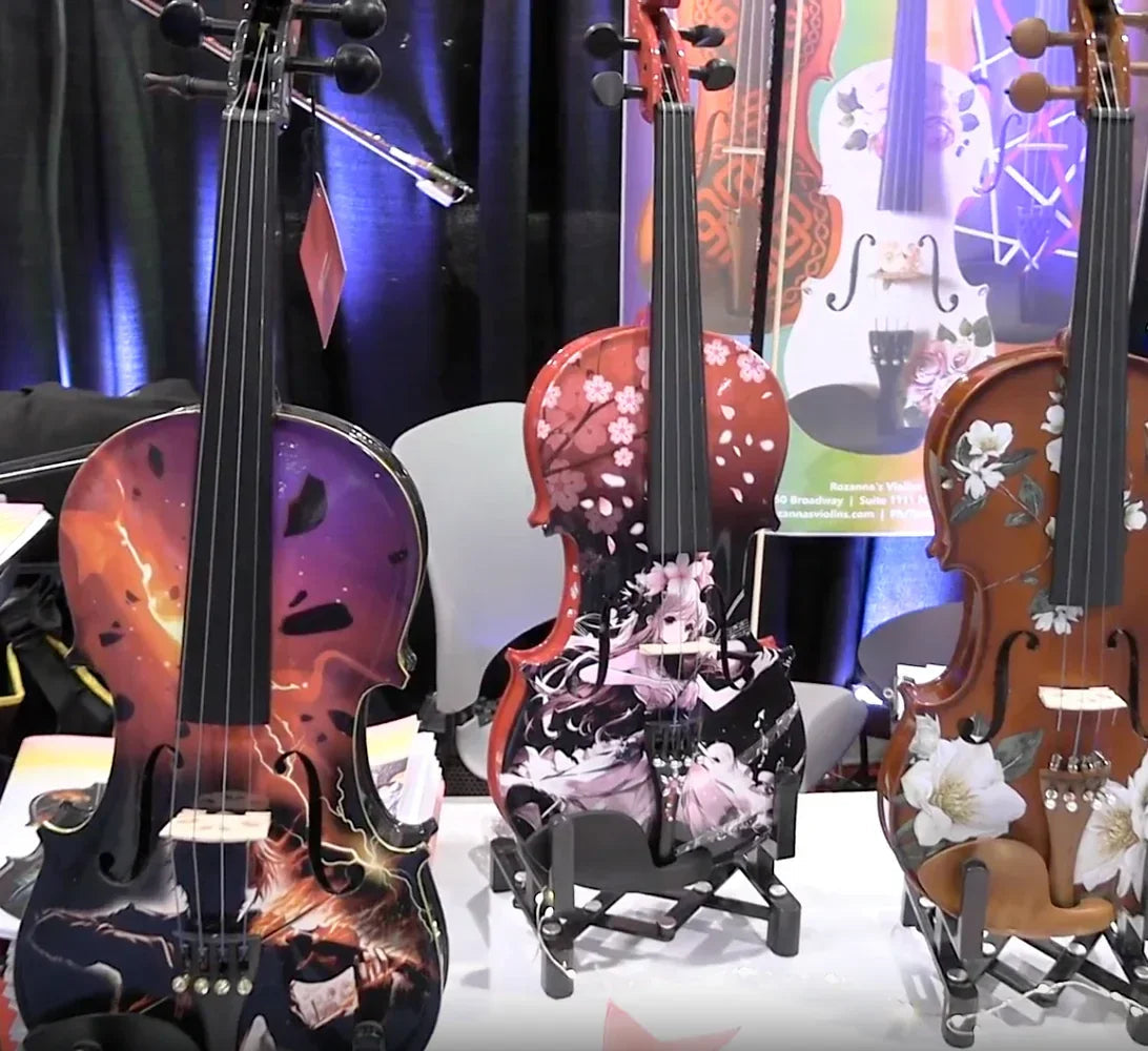 Lightning Boy Anime Violin Outfit | Carbon Fiber Bow & Crystal Tailpiece