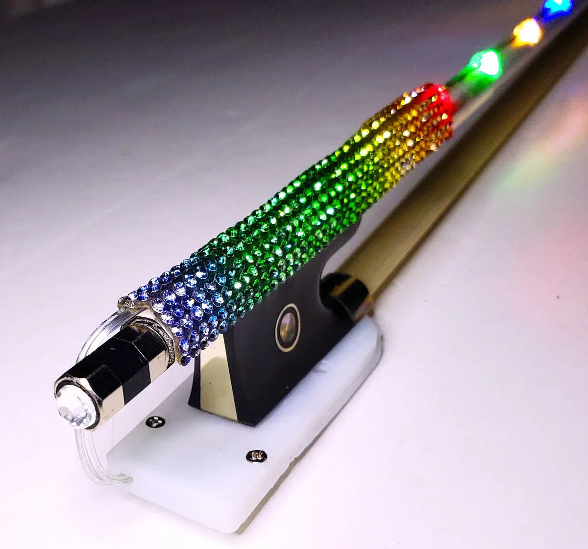 Rozanna's Multi Color Viola Glow Bow | 8 LED Light Settings
