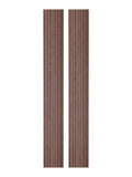 2-Pack Flexible Fluted Wall Panels – Smoked Oak