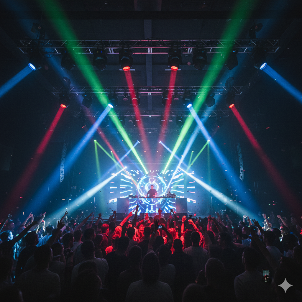 7 Chip Moving Head Light