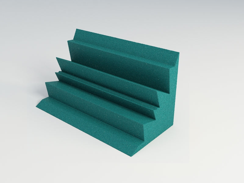 Acoustic Foam Corner Bass Traps, 12 x 12 x 24 Inch, NRC 1.20, 13 Colors