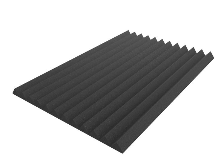 4 Inch Acoustic Foam Wedge Style Panels - 13 Color Options