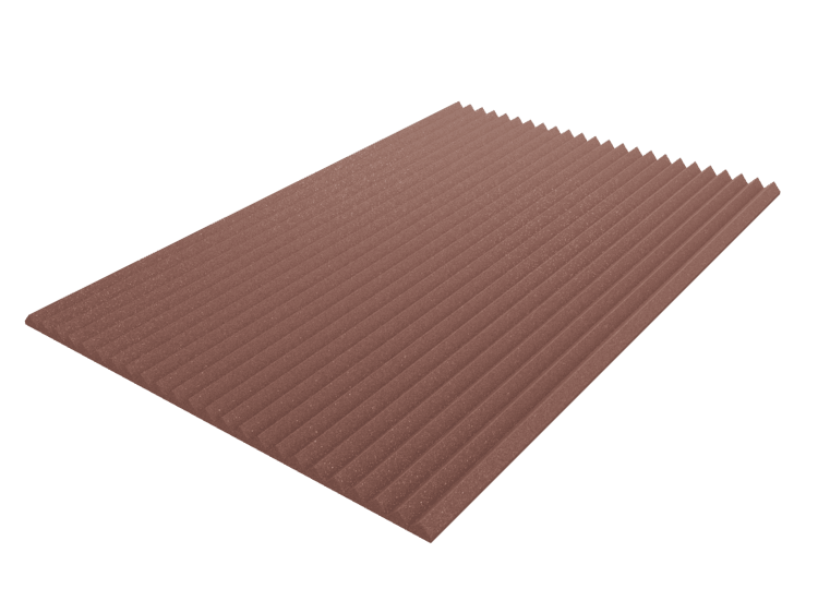 2 Inch Acoustic Foam Wedge Style Panels - 13 Color Options