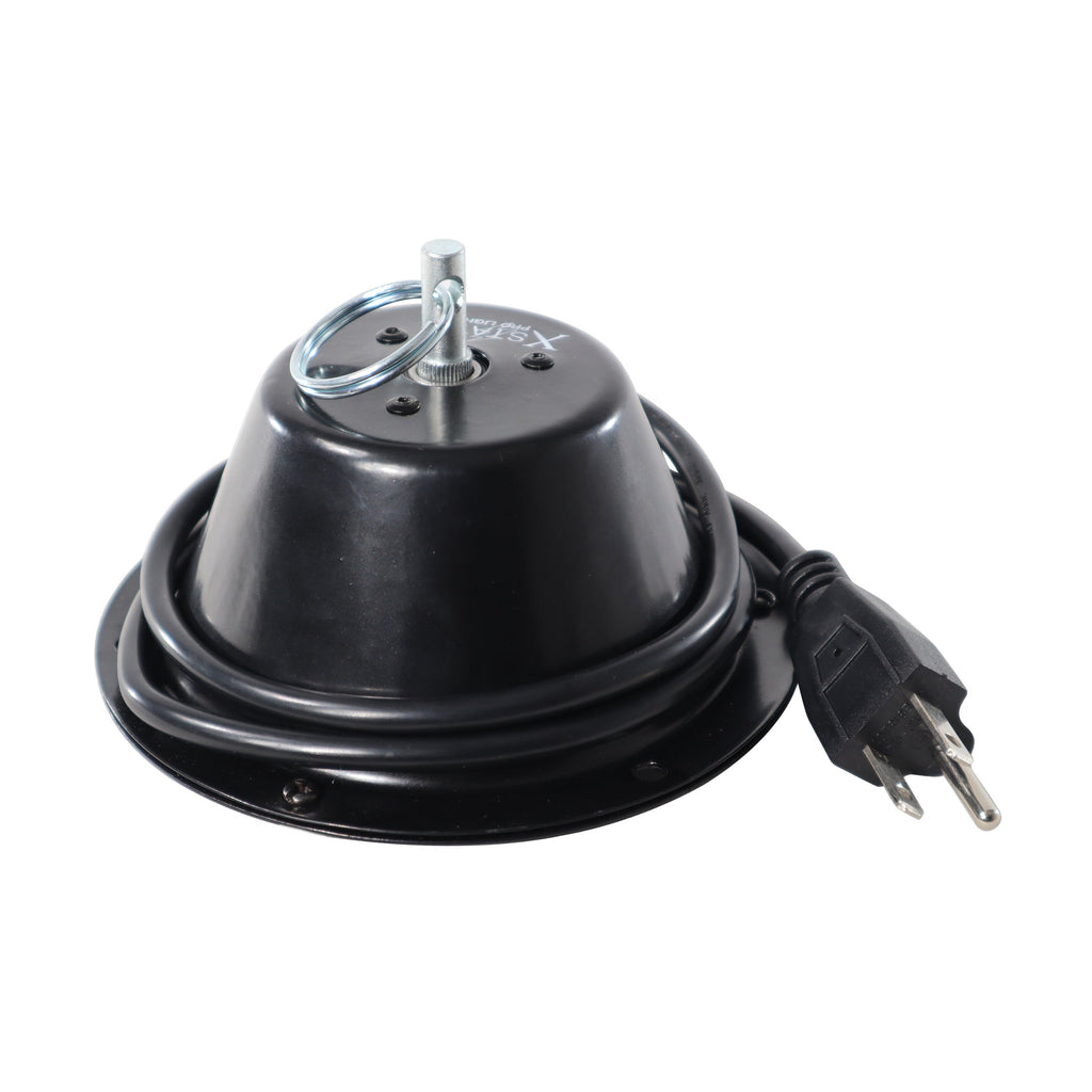ProX 1 RPM Powered Rotating Disco Mirror Ball Motor with Ring Supports 16"-24"