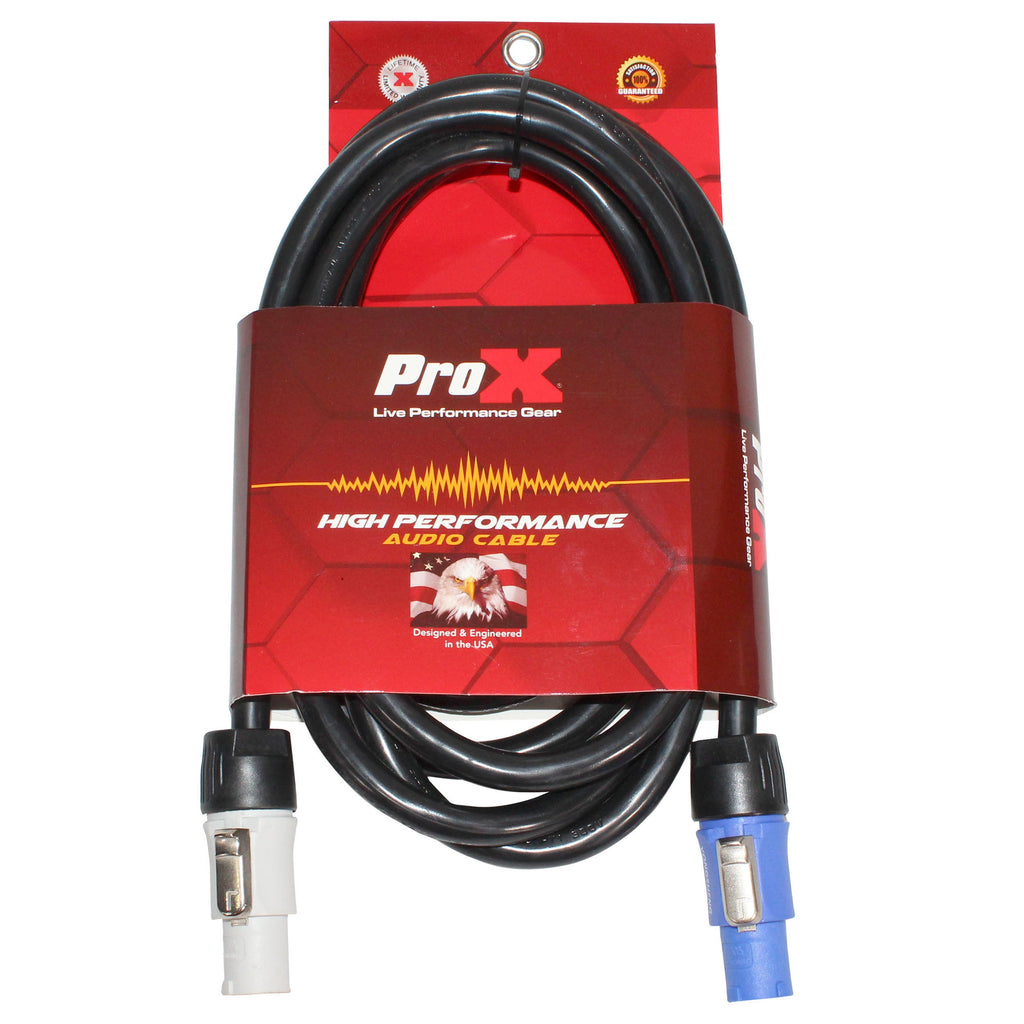ProX 10 Ft. High Performance 12AWG Blue to Gray Link Cable for Power Connection compatible devices
