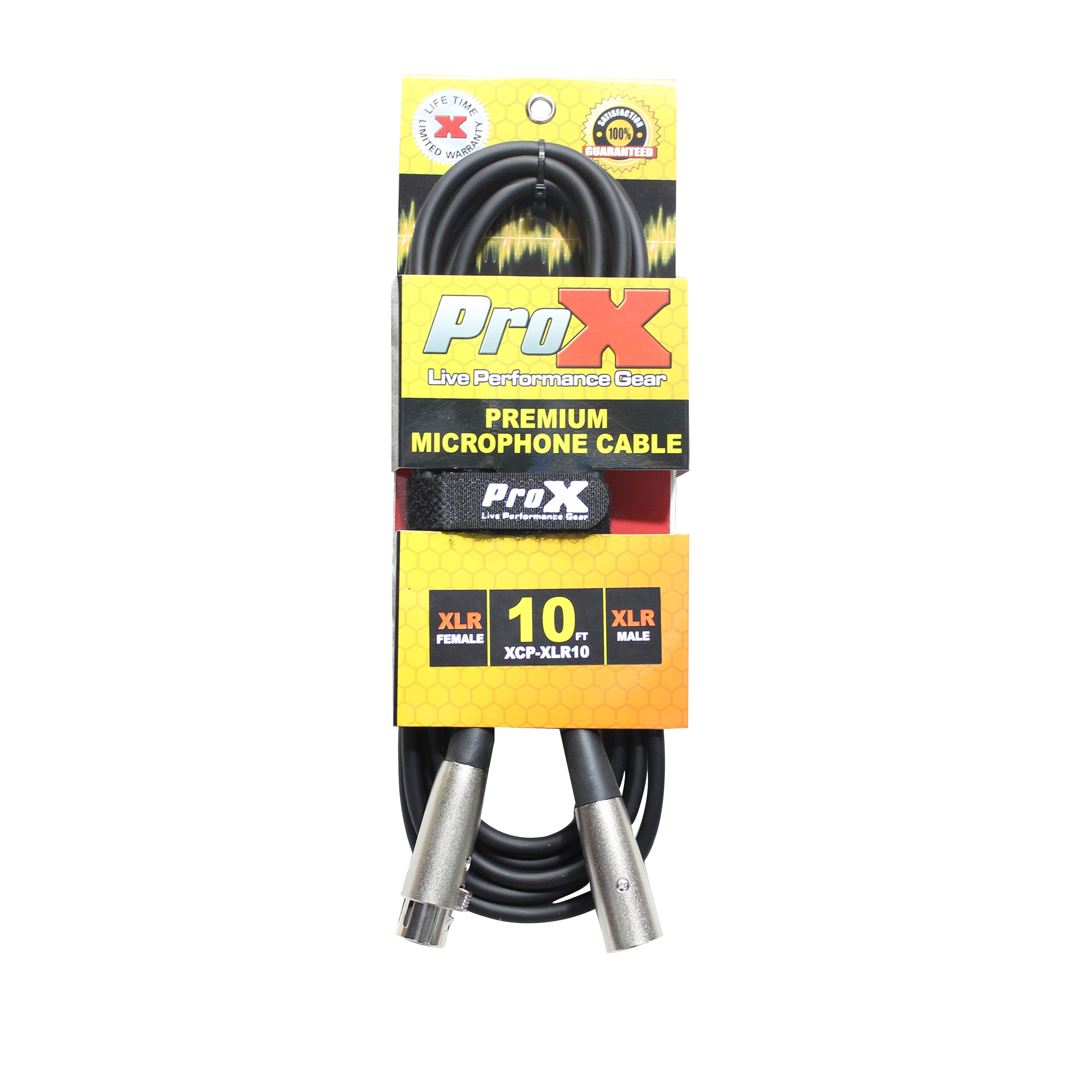 ProX 10 Ft. Balanced XLR3-F to XLR3-M Premium Audio Microphone Cable