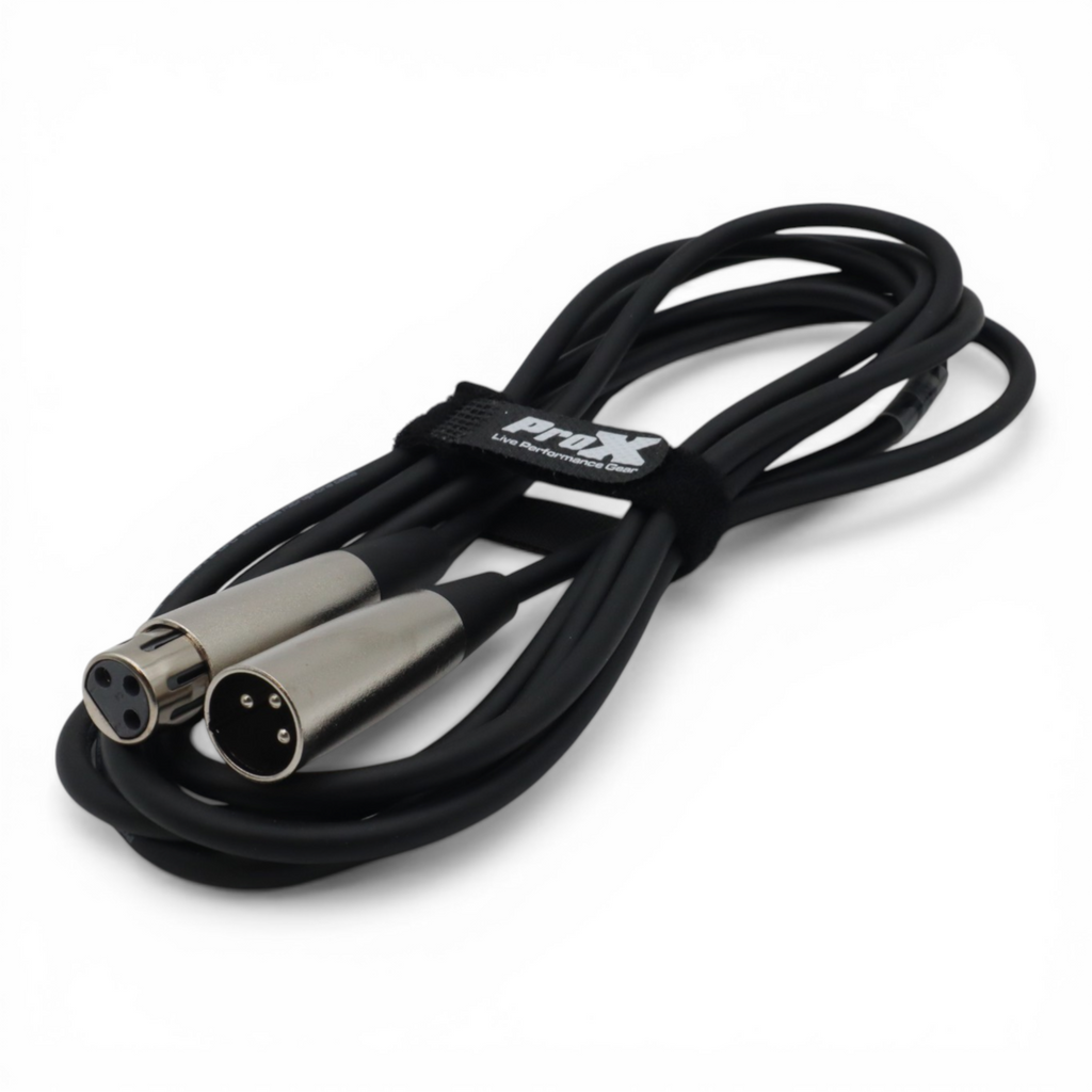 ProX 10 Ft. Balanced XLR3-F to XLR3-M Premium Audio Microphone Cable