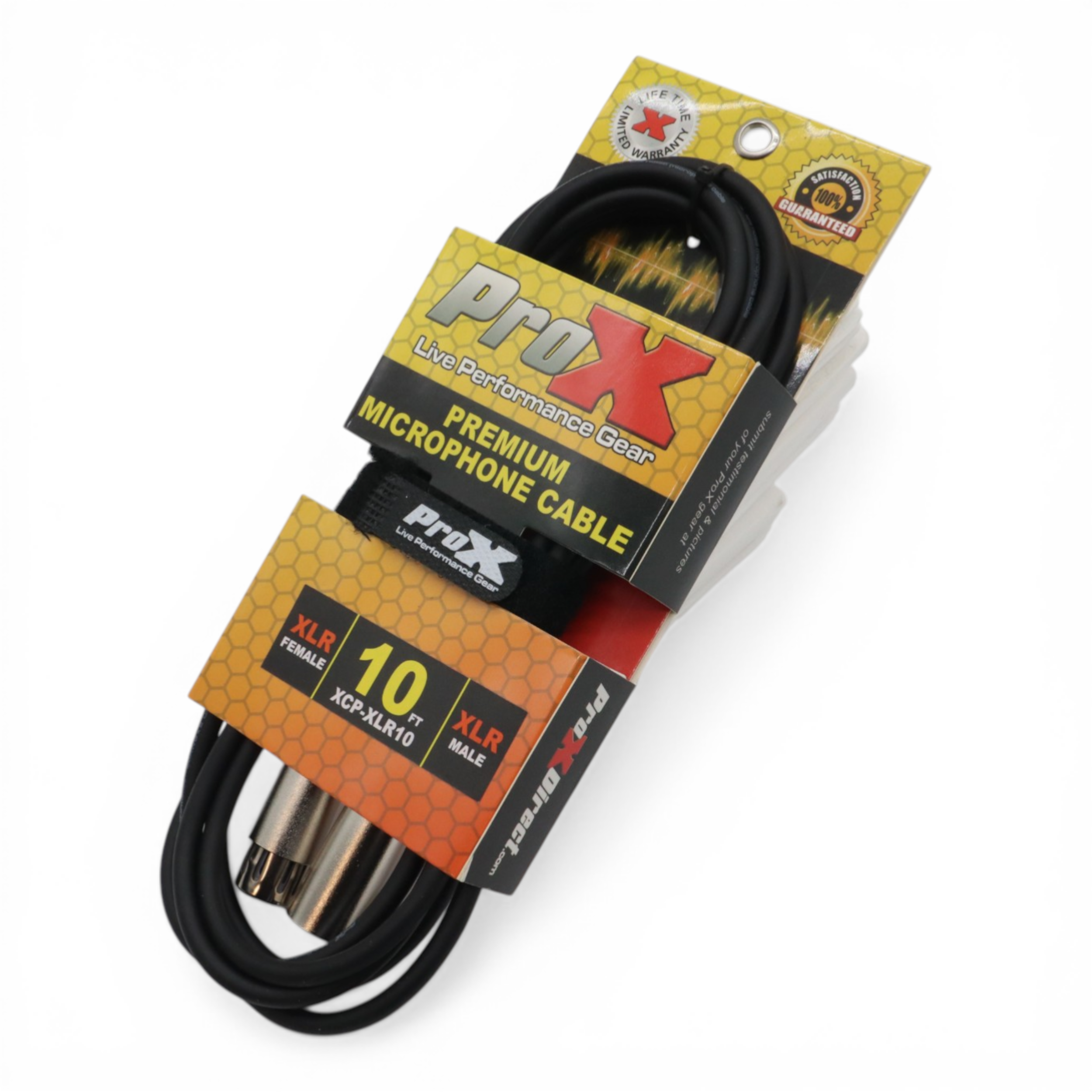 ProX 10 Ft. Balanced XLR3-F to XLR3-M Premium Audio Microphone Cable