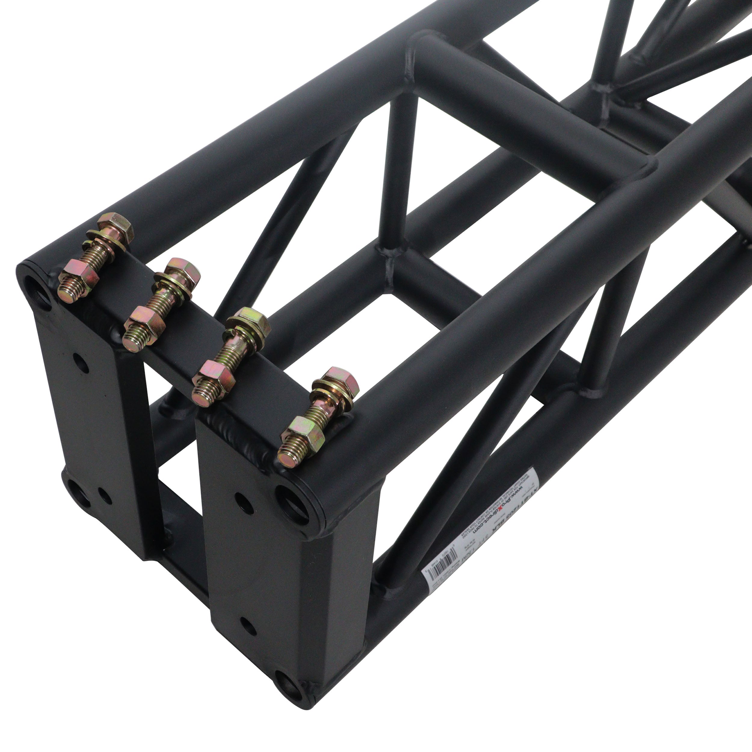ProX 10 Ft. BoltX Black Bolted 12 Inch Professional Box Truss Segment | 3mm Wall – Black Finish