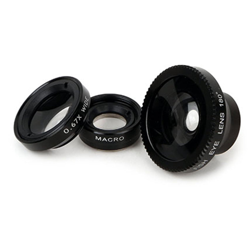 Phone Camera Lens Kit Magnetic 180¡Fisheye Lens 0.67xWide Angle 10X Macro Lens for iPhone  X /8/7/6s Samsung Galaxy S10/S9