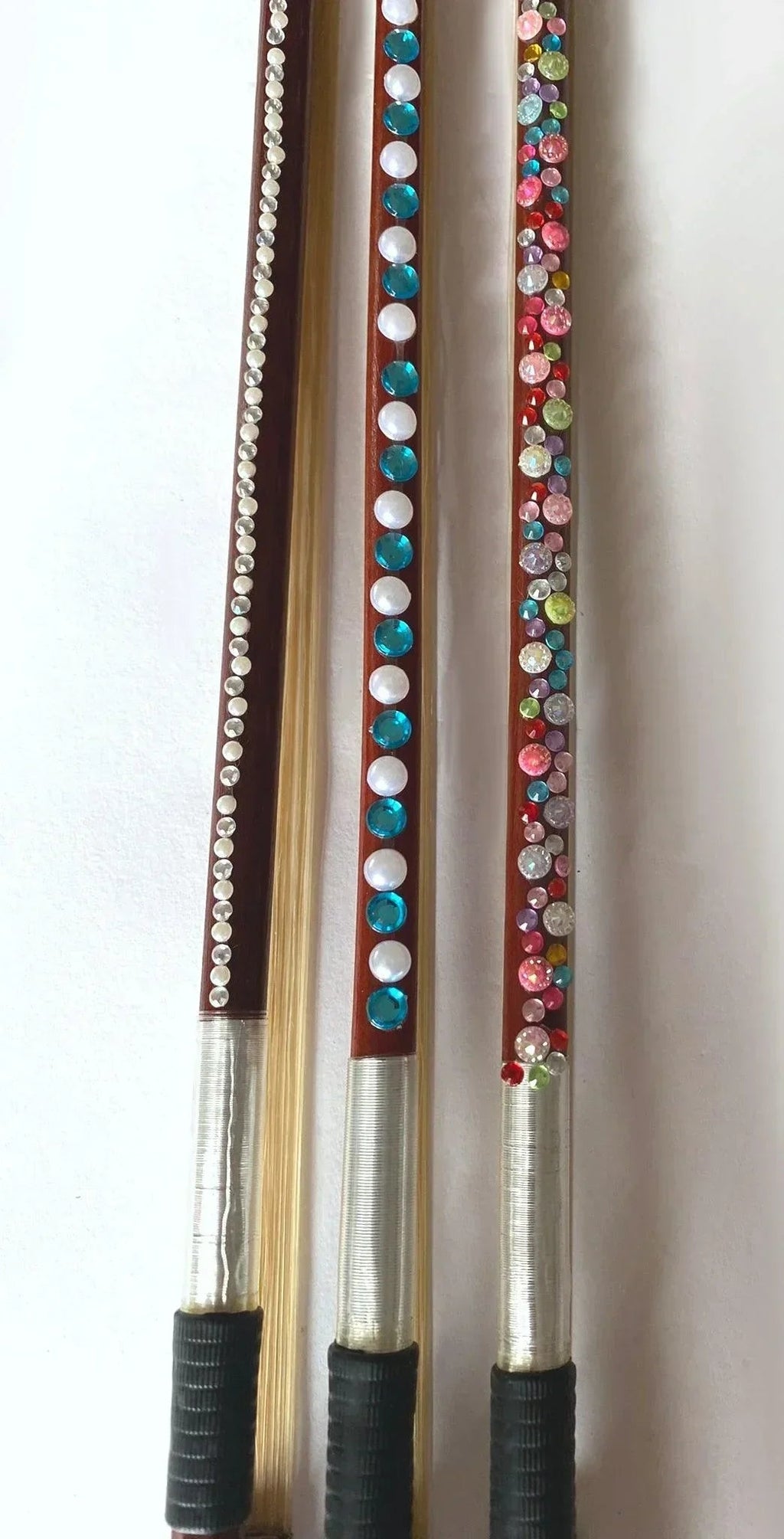 Rozanna's Bling Multi Color Violin Bow