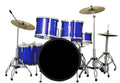 Classic 5-Piece Blue Sparkle Drum Set Mini Replica Collectible