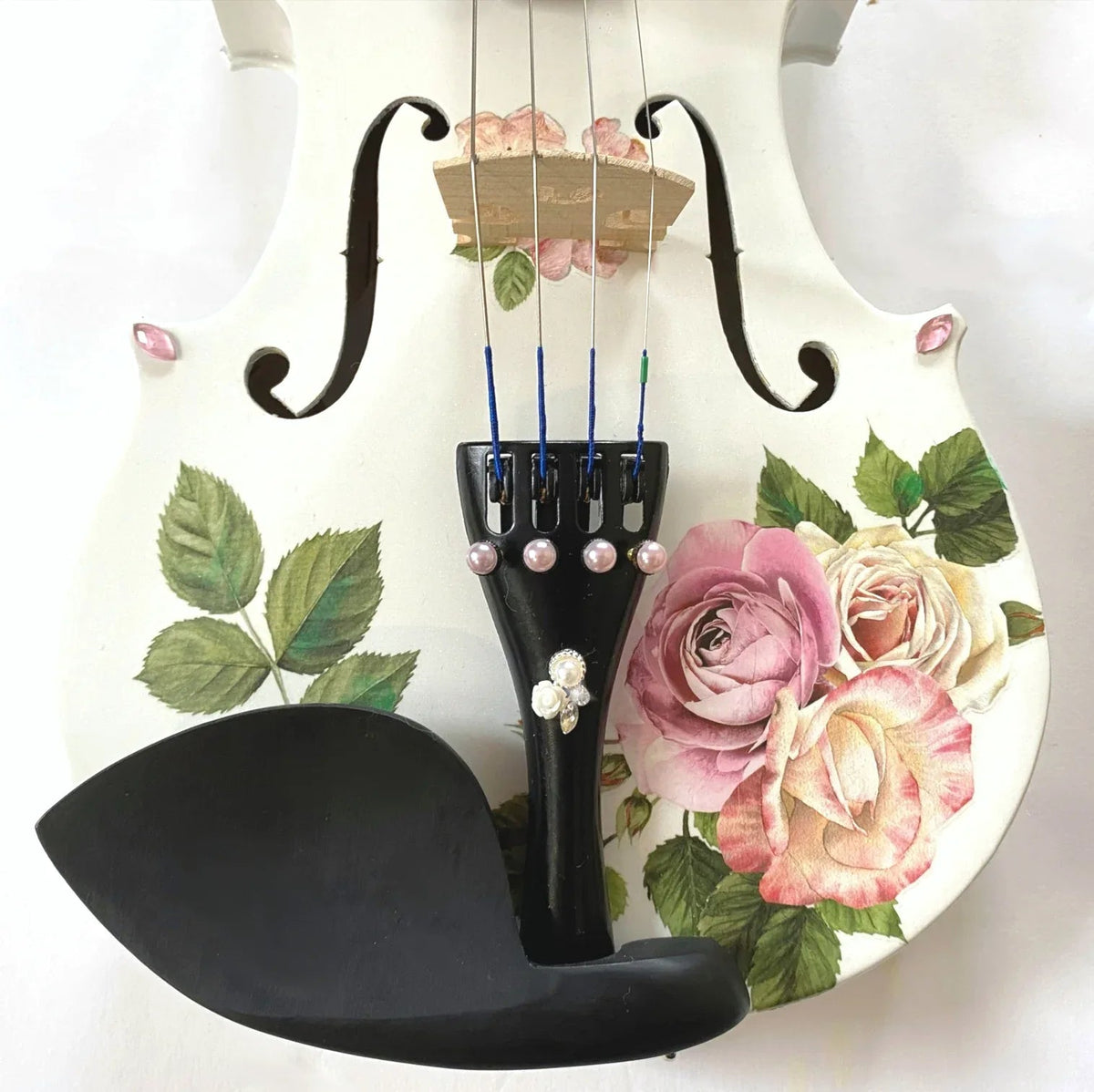 Rose  Violin Outfit | Pearl Fine Tuners & Carbon Fiber Bow