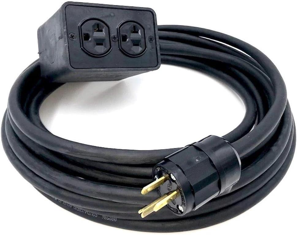 CBI Cables Rubber Quad Box 15 ft QB-RL-SO-15