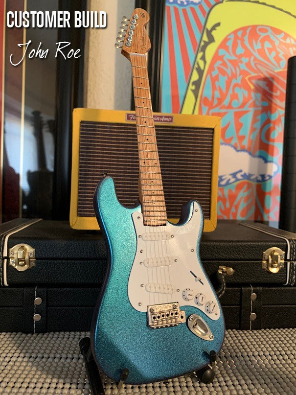 Miniature Guitar MODEL KIT - Fender™ Stratocaster™ - BUILD YOUR OWN - Officially Licensed