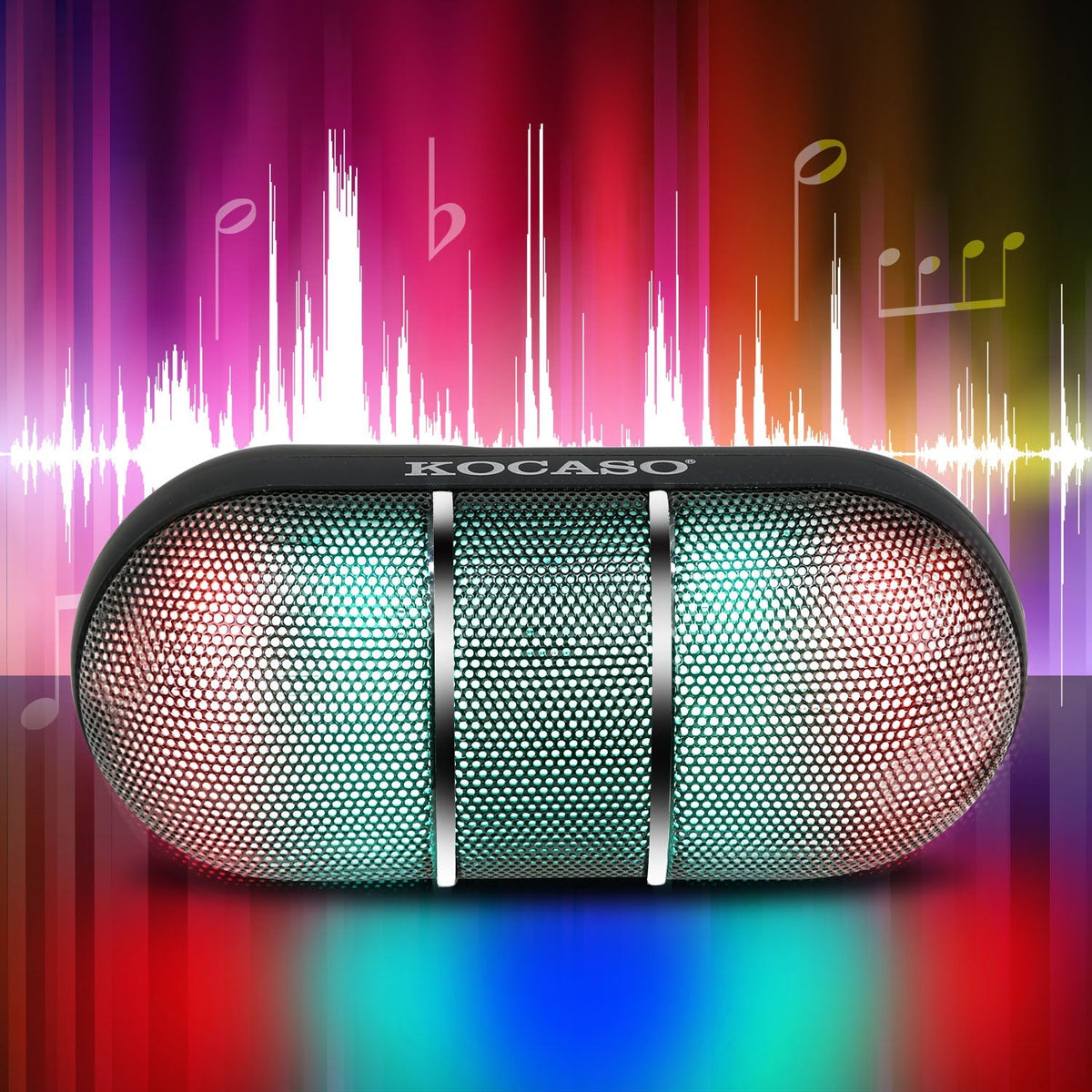 Ultra-Portable Rainbow LED Wireless Speaker