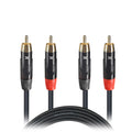 ProX XC-DRCA3 - 3' Ft. High Performance RCA Male to RCA Male Balanced Audio Cable