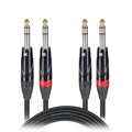 ProX XC-DTRS10 - 10 Ft. Balanced Dual 1/4" TRS-M to Dual 1/4" TRS-M High Performance Audio Cable