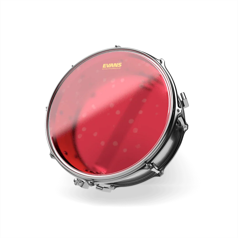 Evans Hydraulic Snare Red