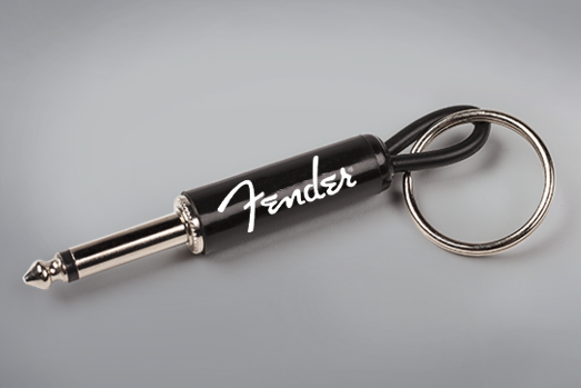 Fender Guitar Plug Keychain