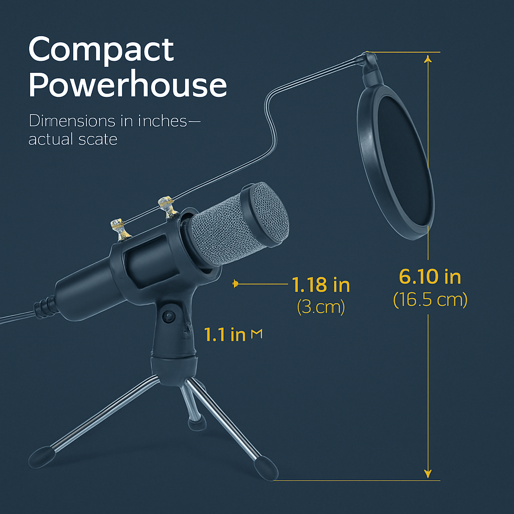 Condenser Microphone for Studio Recording and Podcasting