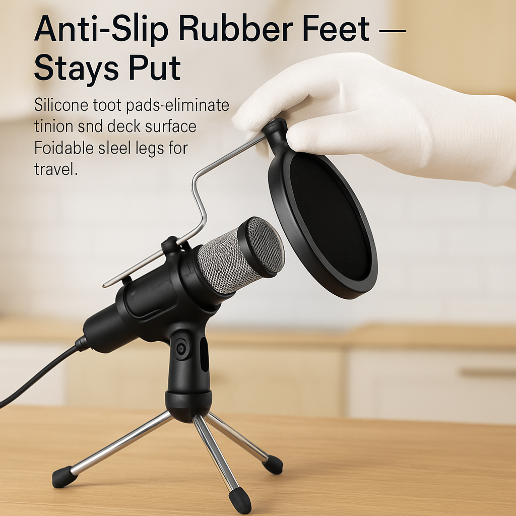 Condenser Microphone for Studio Recording and Podcasting