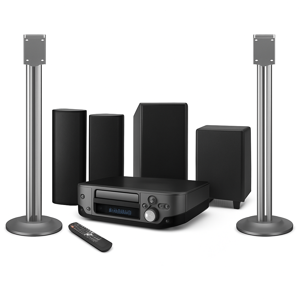 Denon S-302 DVD Home Entertainment System 2 Speaker Home Theater System WiFi 1080P