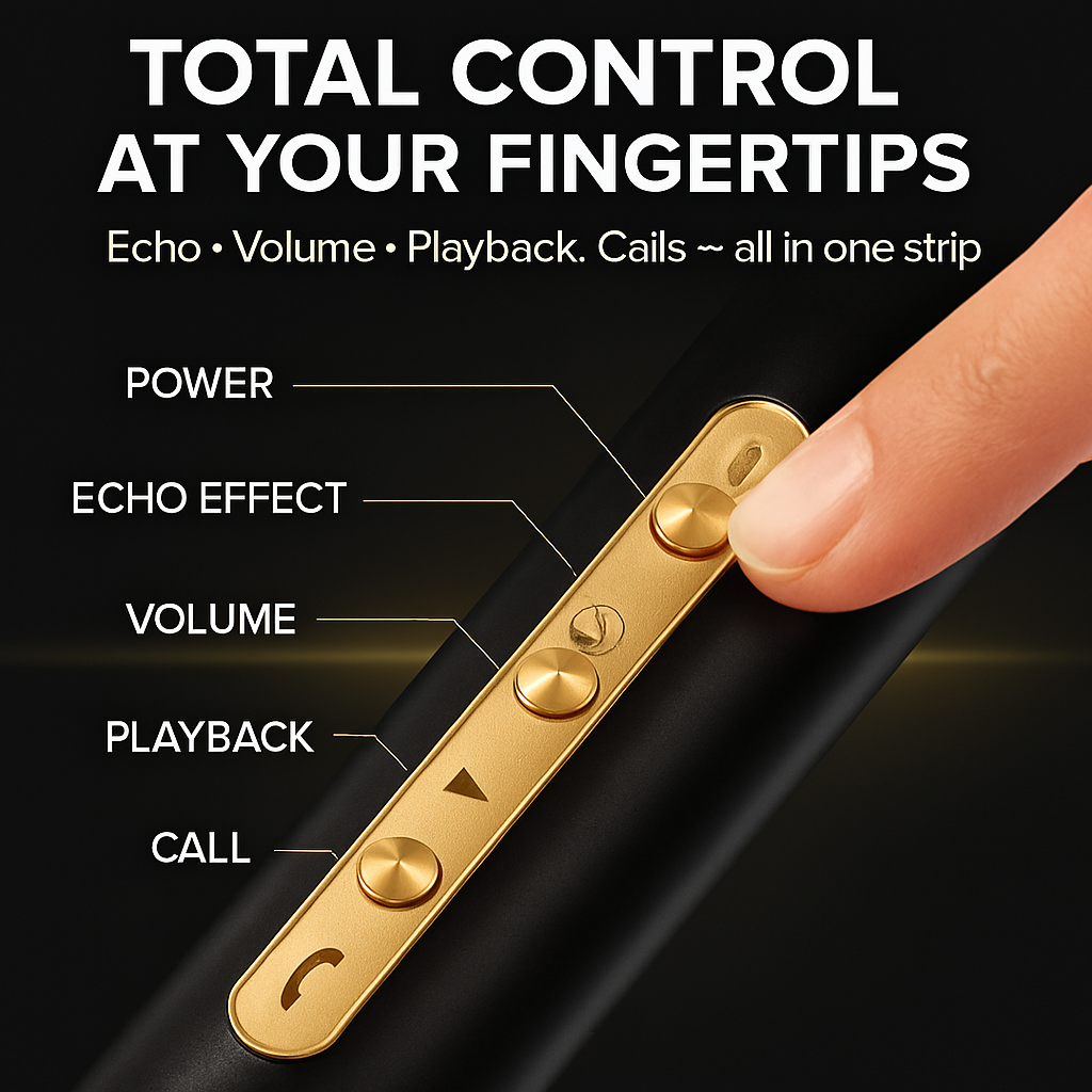 Wireless Karaoke Microphone with Built-in Speaker