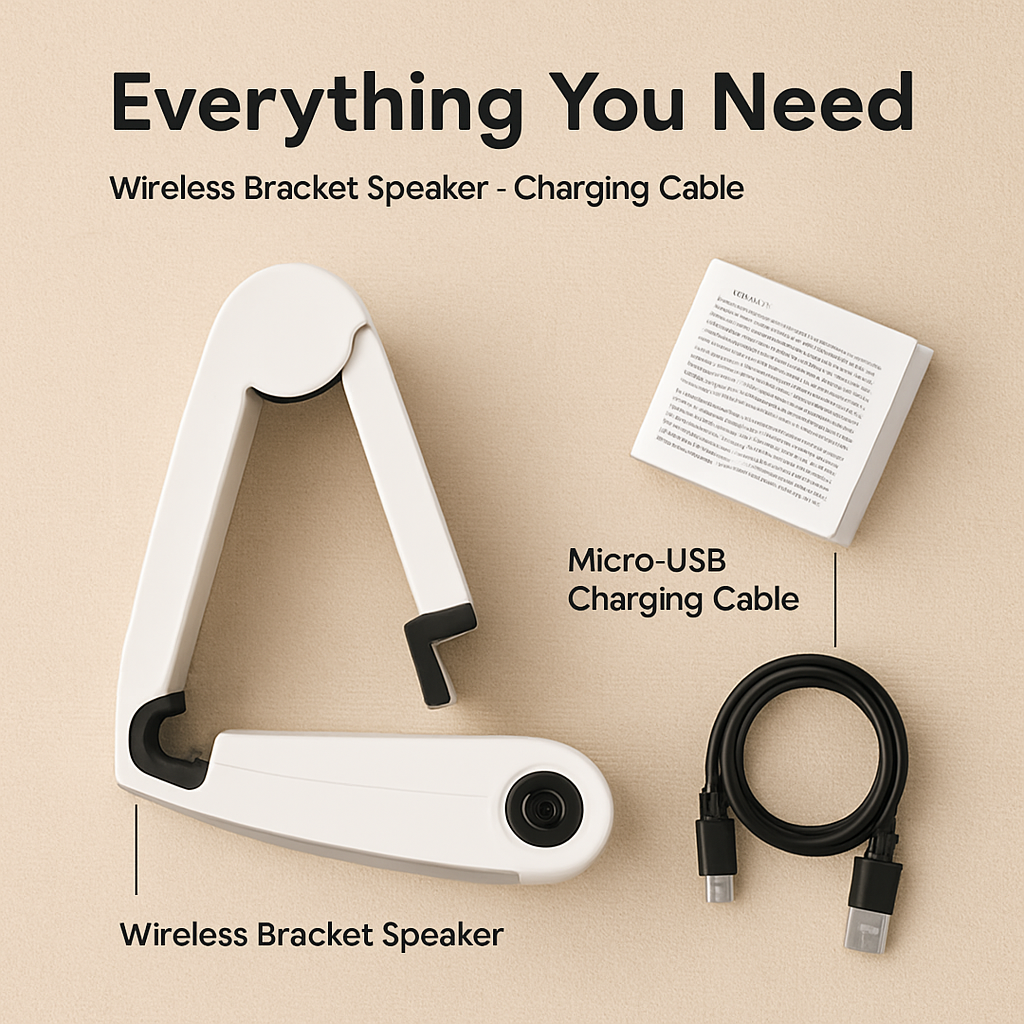 KOCASO Wireless Bracket Speaker with NFC and Hands-free Calling Function