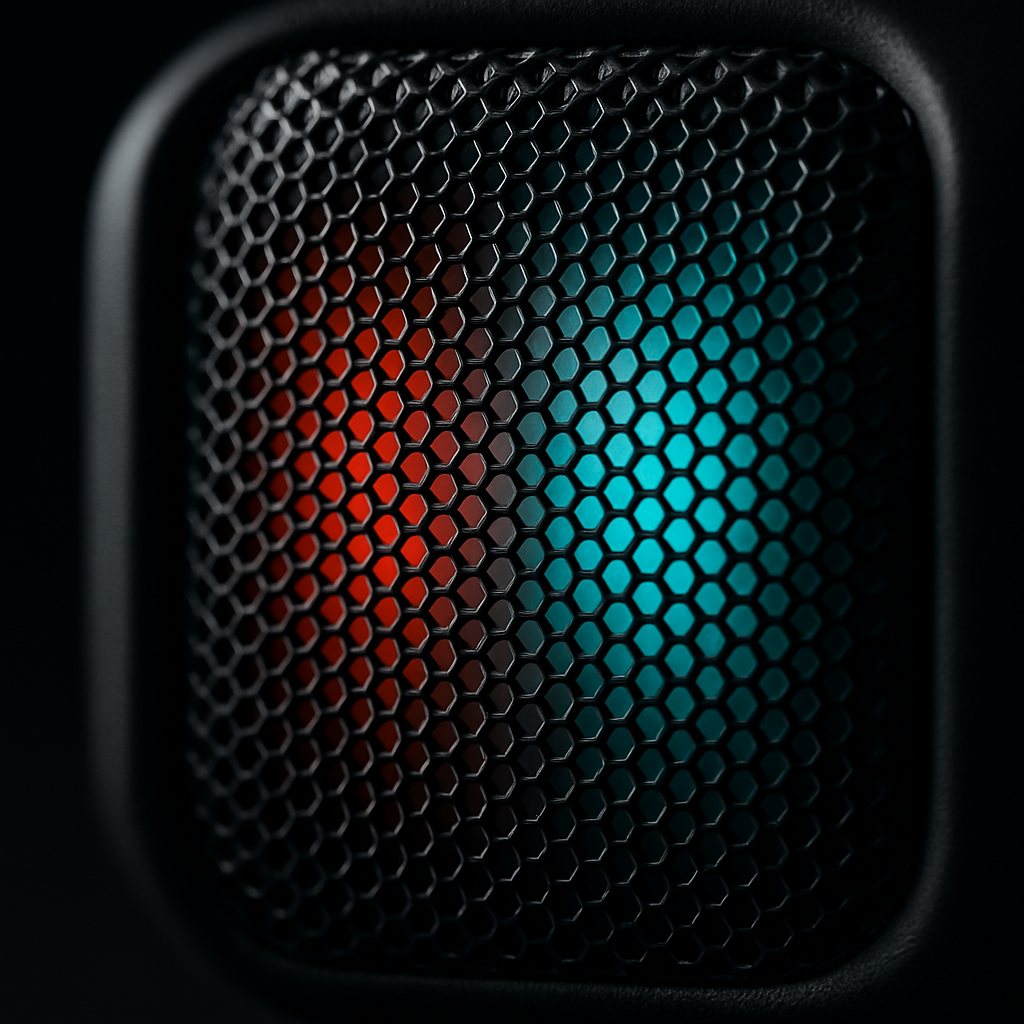 KOCASO LED Wireless Speaker Dynamic Multicolor Hands-free FM Radio USB MMC Reading Aux In for Party Camping Travel